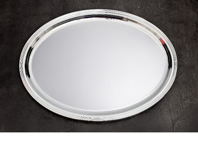 Tray silver 968 grammi in english style