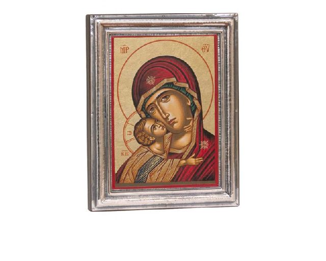 Madonna con bambino argento