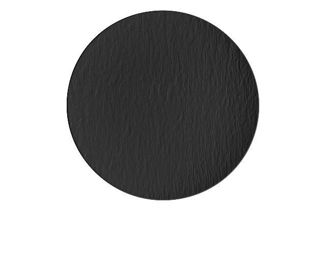 Piatto pizza manufacture rock porcellana nero