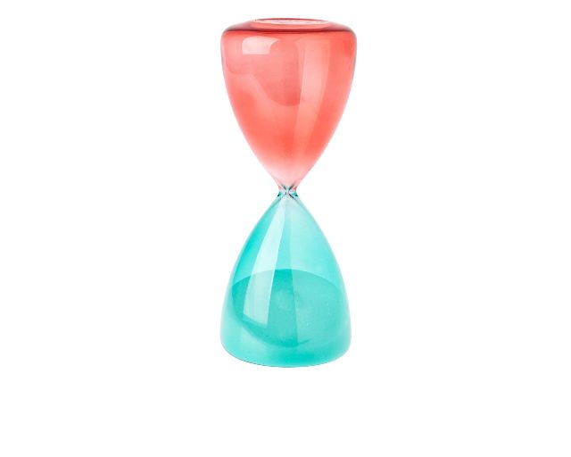 Hourglass red and green