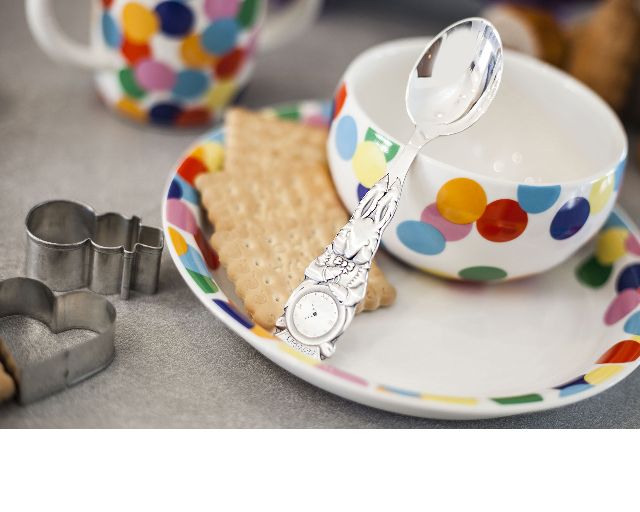 Spoon l'ora più bella silver with case