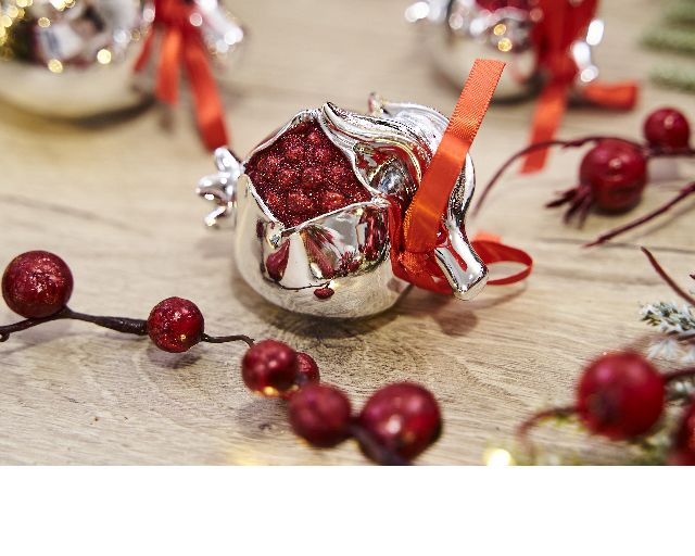 Idea regalo natale melograno portafortuna rosso