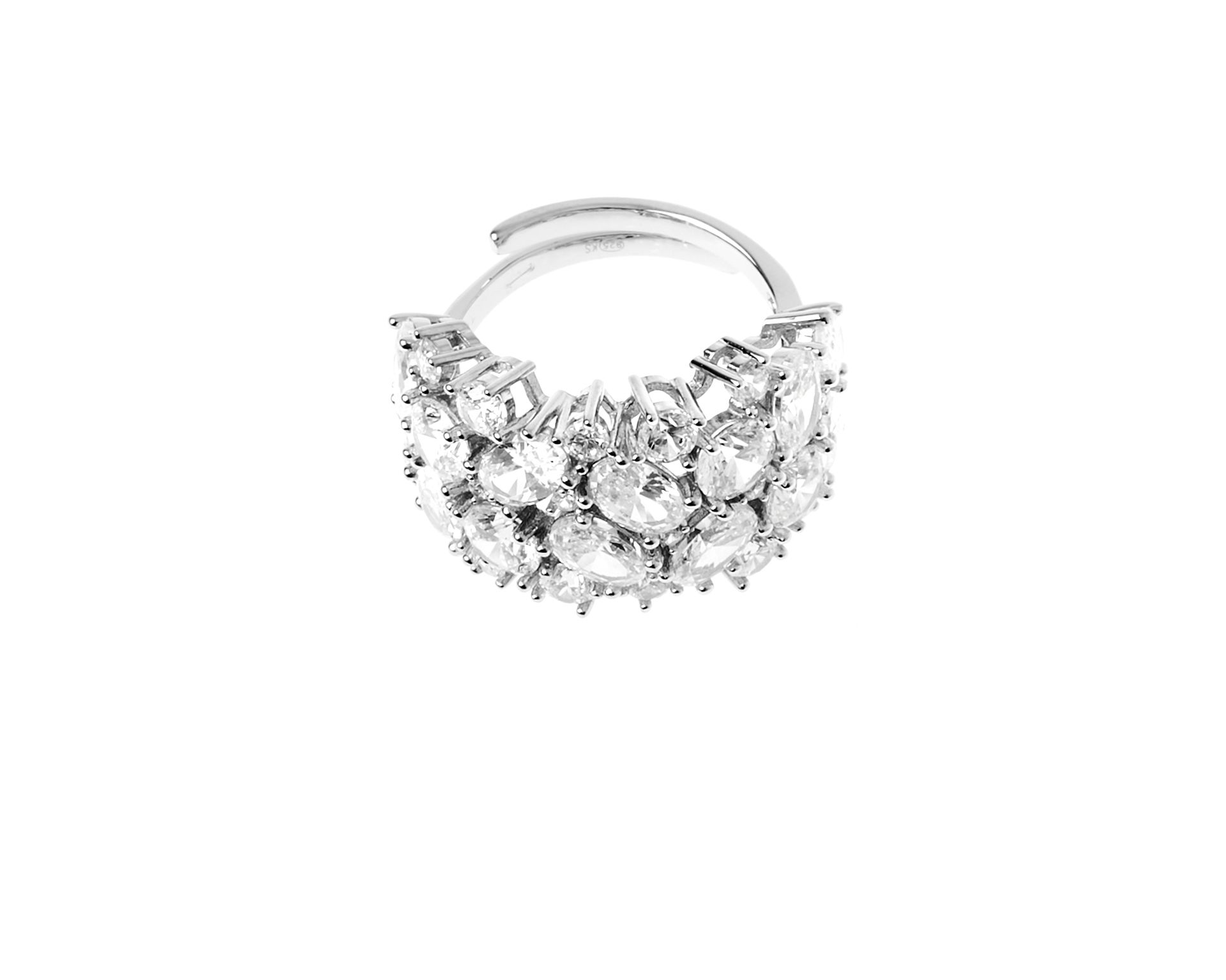 Anello Luce Argento Con Cubic Zirconia Sovrani 177285 814j6255m16