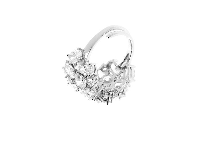 Anello Luce Argento Con Cubic Zirconia Sovrani 177285 814j6255m16