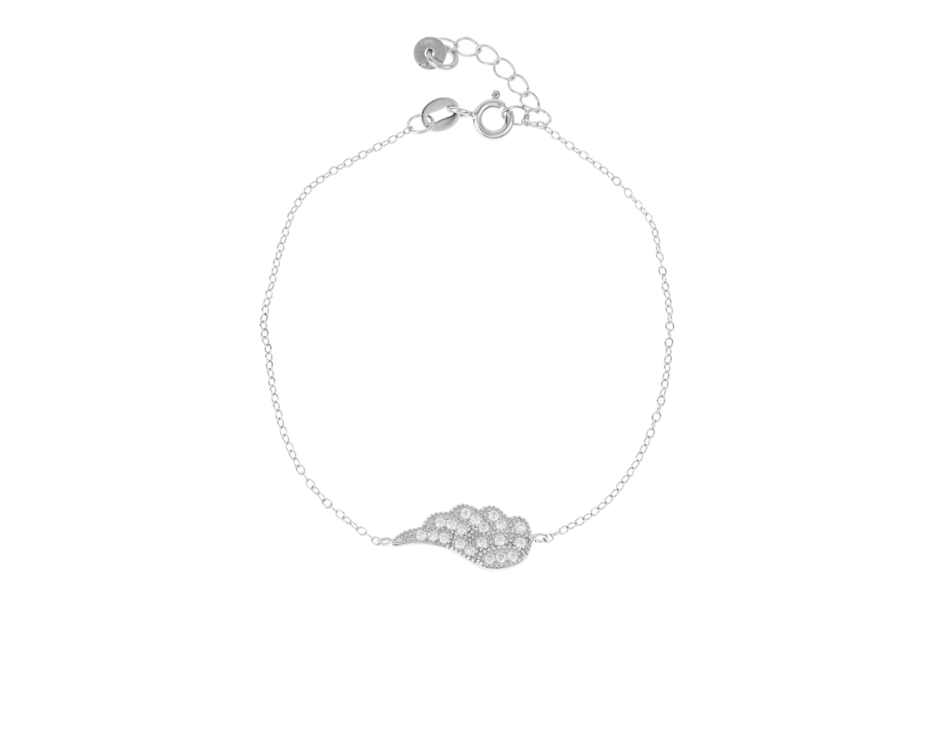 Bracelet Wing Silver With White Zircons Selezione Zanolli 169302 935d110cbk0115r14