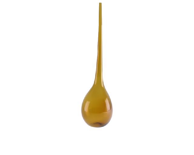 Vase bolle murano glass bull brown