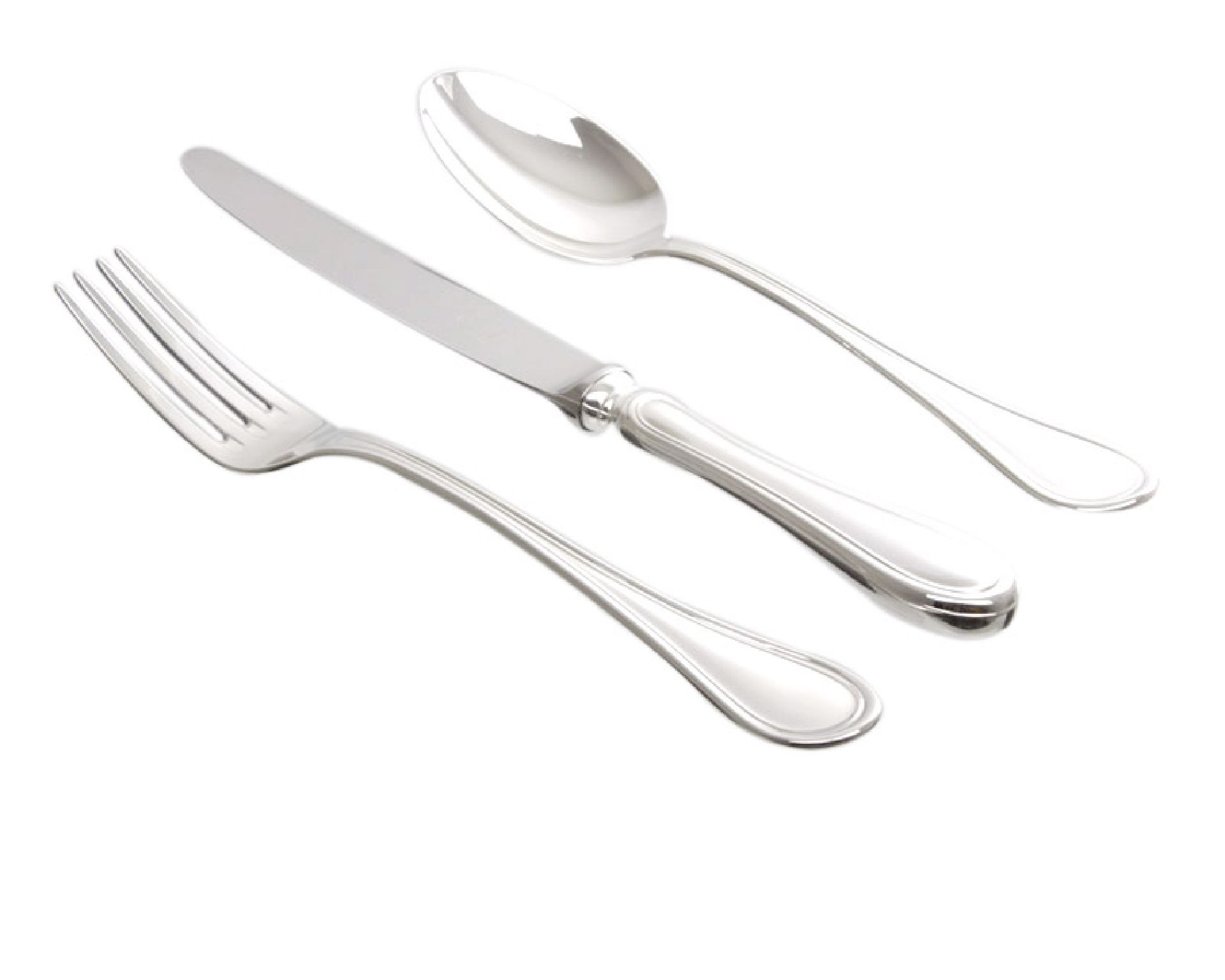 Cutlery Set Nickel Silver 77 Pieces In English Style Selezione Zanolli 2822 01760002a
