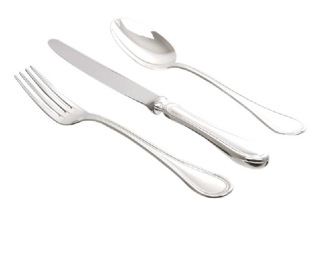 Cutlery set nickel silver 77 pieces in english style