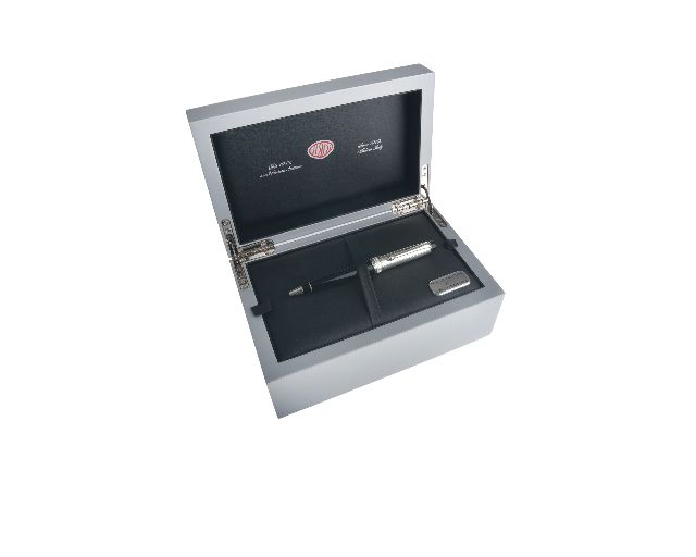 Penna A Sfera Optima Deco Argento Aurora 135079 877g31cdn