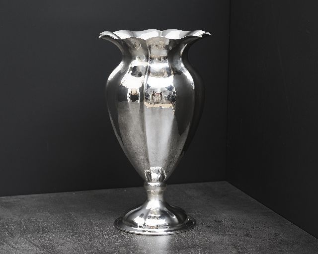 Vase Silver In 700 Style Zanolli Vintage 190545 Us0008766