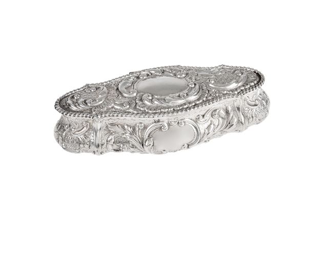 Box silver 107 grammi birmingham (gb) 1903-1904