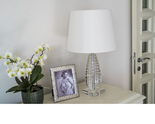 Lampada platinum cristallo