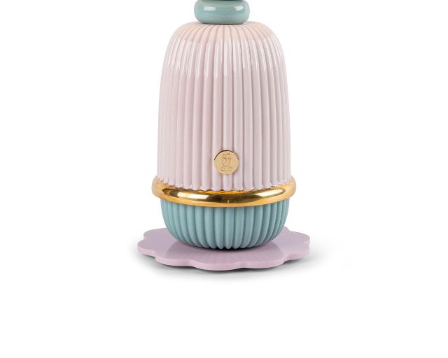 Lamp Kokeshi Porcelain Pink Lladro