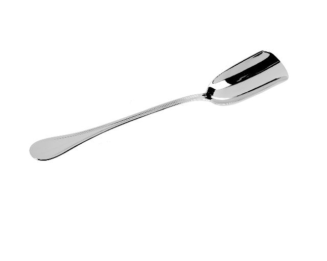 Paletta lunga silver plated in stile inglese
