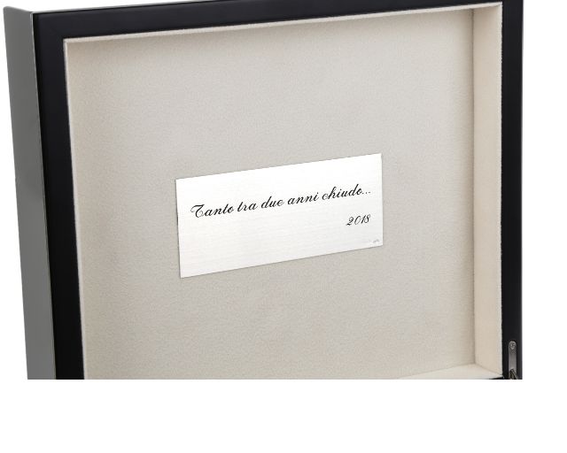 Scatola Portaorologi Acciaio E Pelle Grigia Scura Selezione Zanolli 59212 8821210so