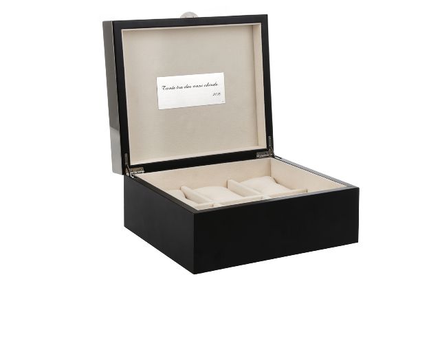 Scatola Portaorologi Acciaio E Pelle Grigia Scura Selezione Zanolli 59212 8821210so