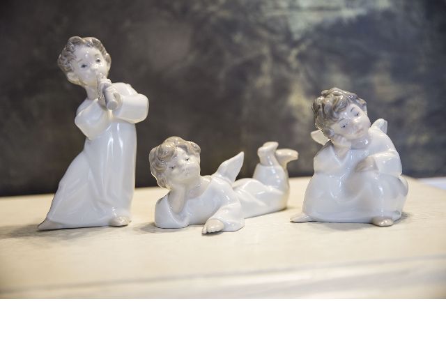 Angioletto Che Medita Porcellana Lladro