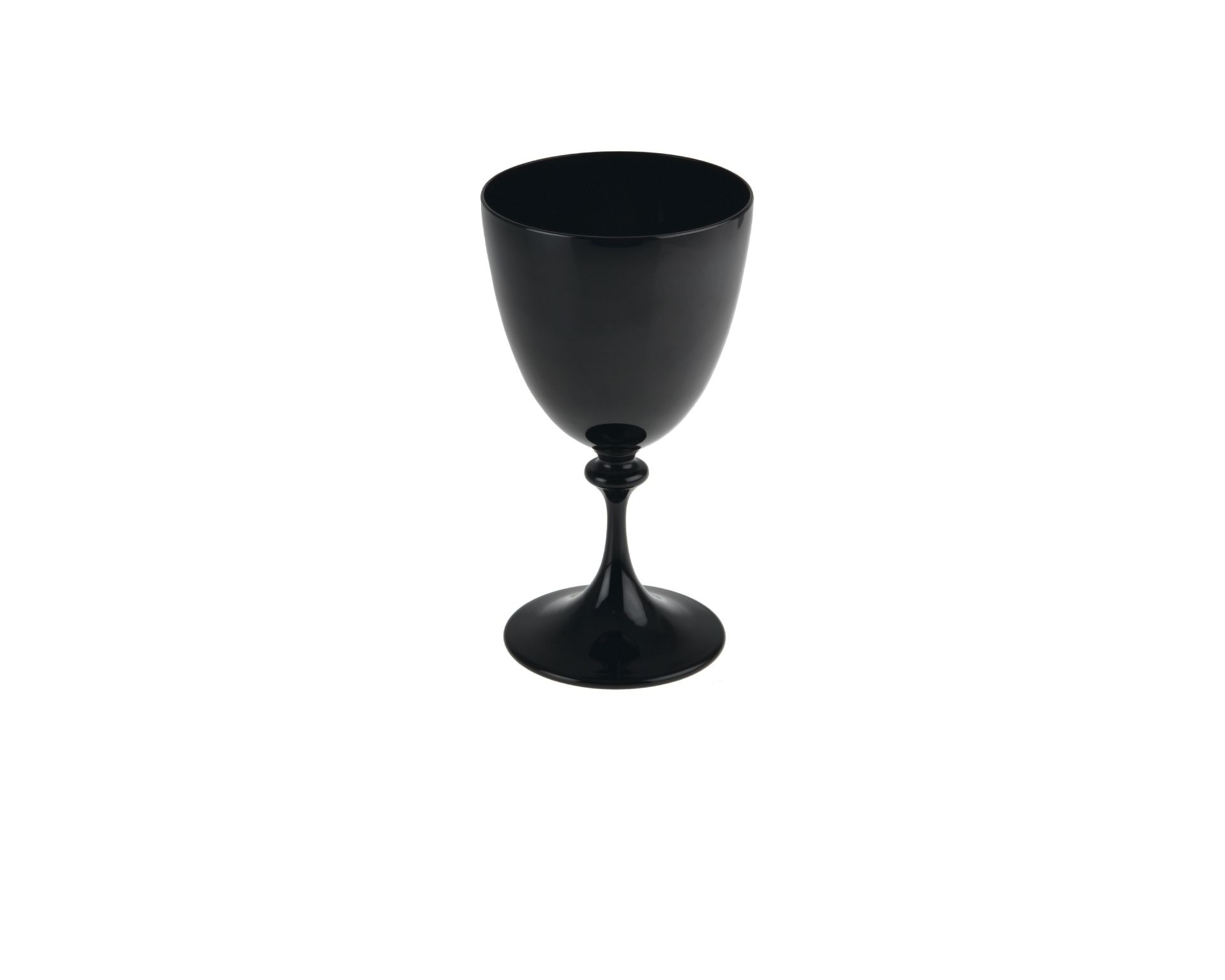 Bicchiere Vino Mori Vetro Di Murano Nero Nasonmoretti 136044 843mori3