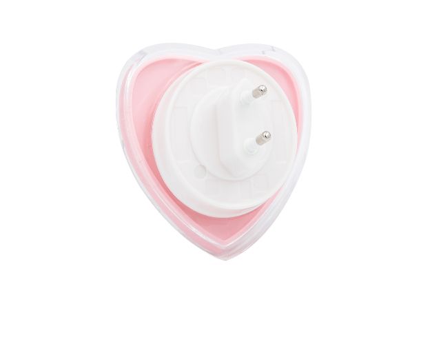 Luce Notturna Orsetto Argento Pvd Cuore Rosa Selezione Zanolli 176551 875pu8607r