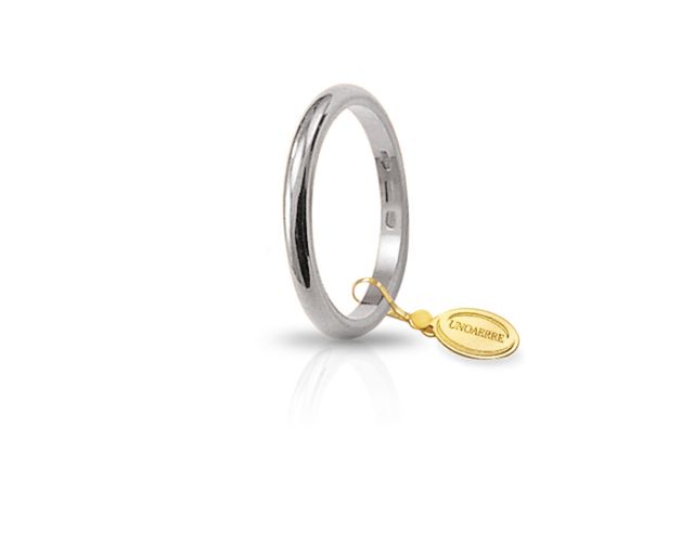 Fede francesina oro 750‰ oro bianco