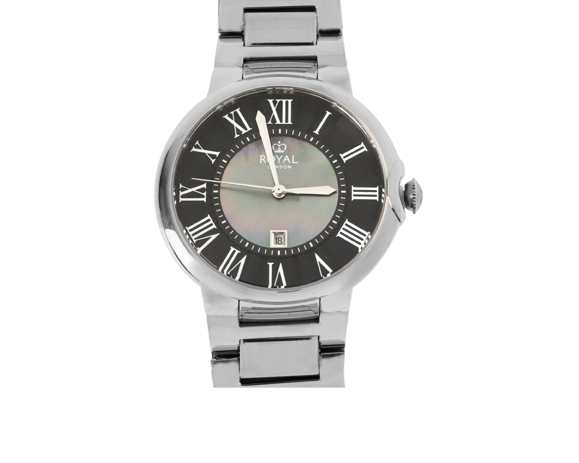 Watch Steel With Black Dial Royal London 188911 888rl4150102
