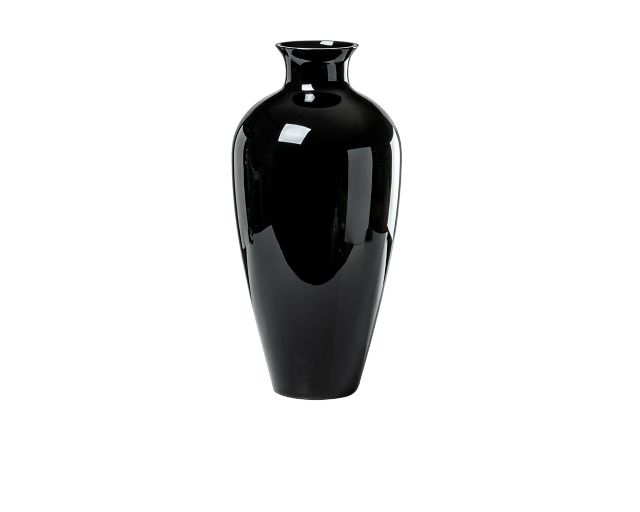 Vaso labuan vetro di murano nero