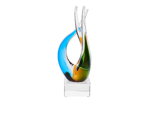 Trofeo Intrecciato In Vetro Soffiato Selezione Zanolli