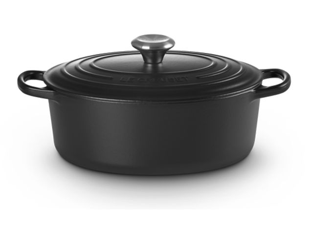 Cocotte ovale evolution ghisa nero matt