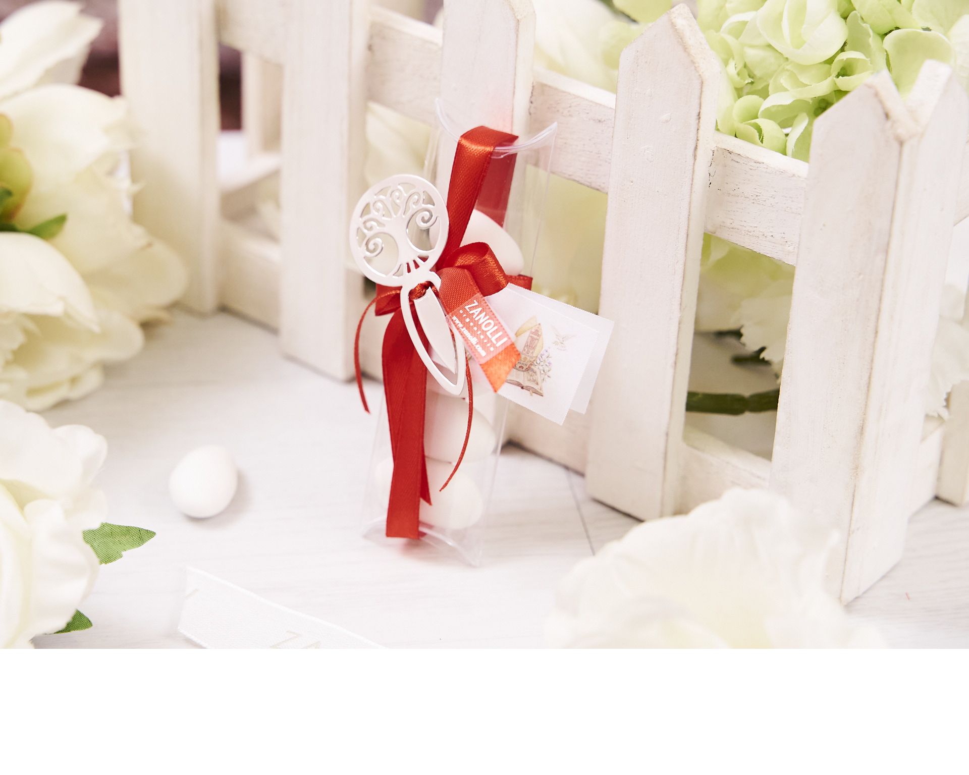 Bookmark Tree Of Life Silver With Sugared Almonds Selezione Zanolli 166481 589s925avhx