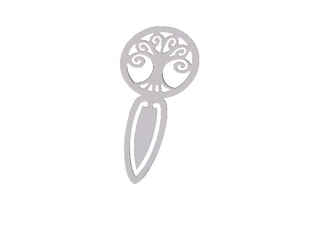 Bookmark Tree Of Life Silver With Sugared Almonds Selezione Zanolli 166481 589s925avhx