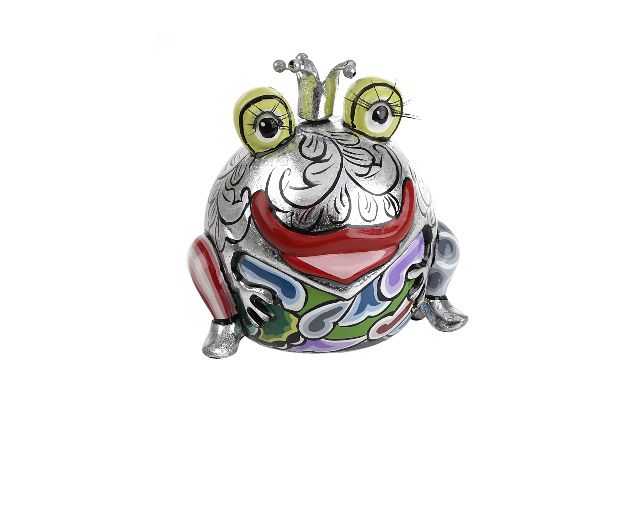 Frogs King Marvin Silver Hand Painted Toms Drag 150958 753td4436