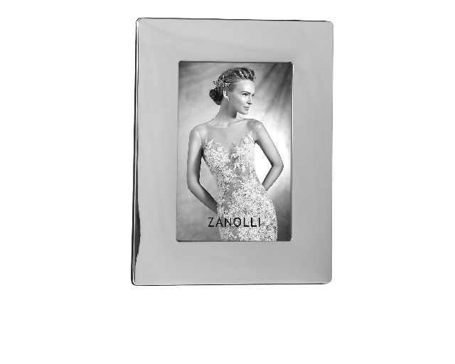 Picture frame silver with smooth band