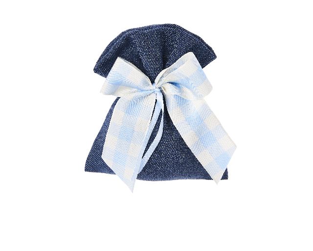 Favor sugared almonds blue and white