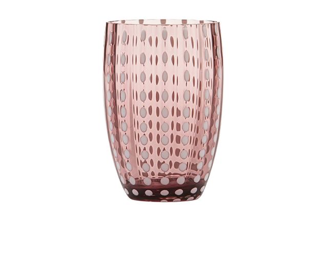 Bicchiere tumbler perle ametista
