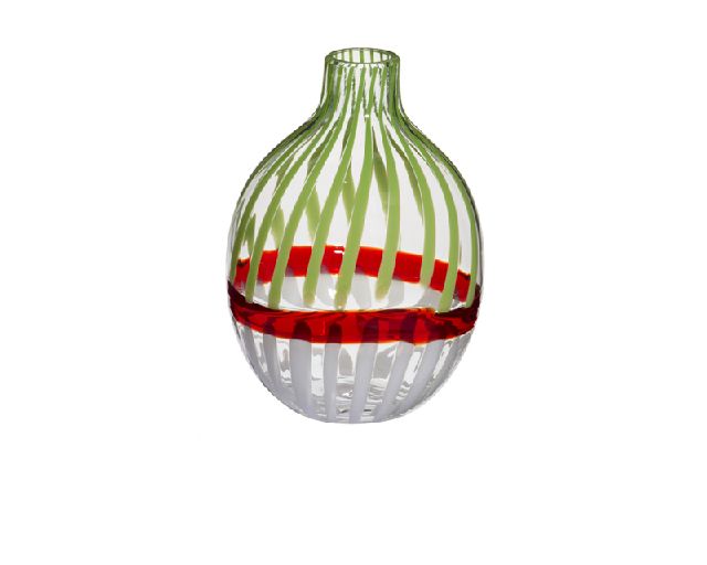 Vase singleflower italia murano glass