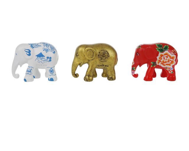 Elephant parade fortune confezione 3 pezzi