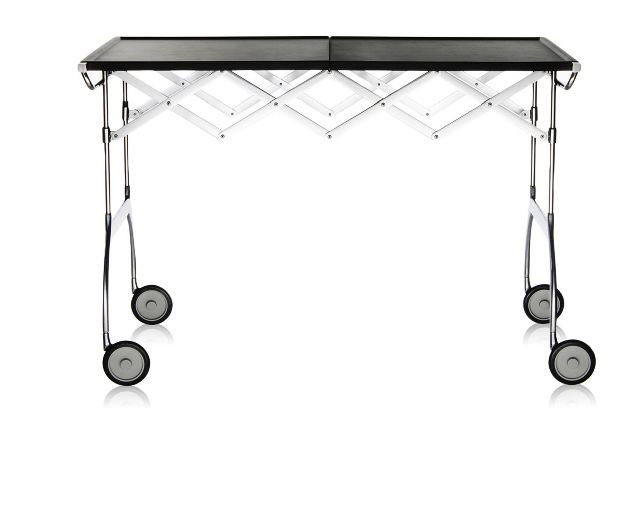 Trolley battista steel white