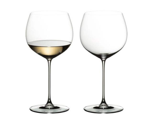 Oaked chardonnay glass veritas crystal 2 pieces