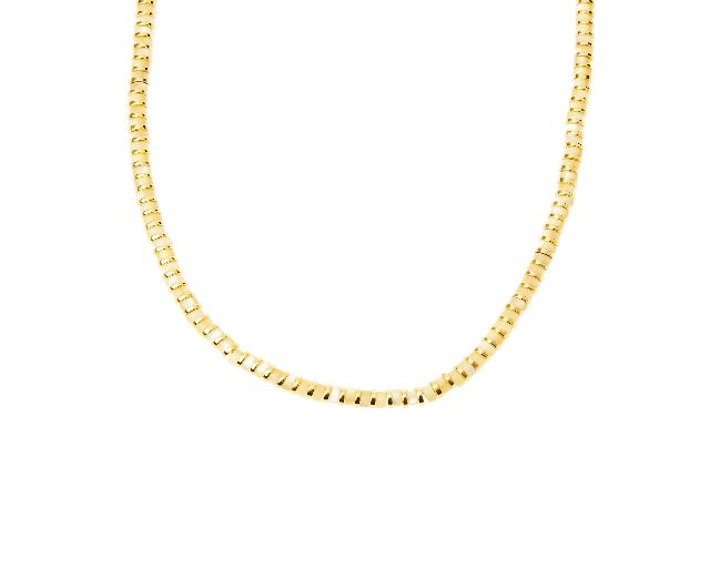 Collana Argento Dorato Con Tondi In Ceramica Gialla Selezione Zanolli 183391 726cl19101276