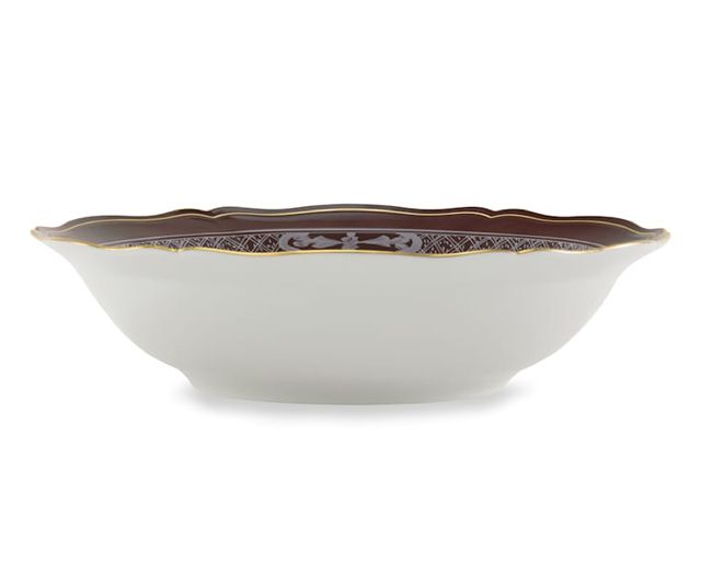 Deep Round Tray Oriente Italiano Castagn Porcelain Richard Ginori 189308 F00300vs210350b67