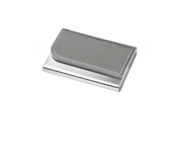 Business card holder grey