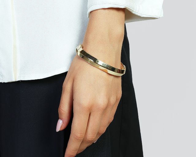 Rigid Bracelet Classica In Gilded Bronze Unoaerre 190725 9262763016exb011