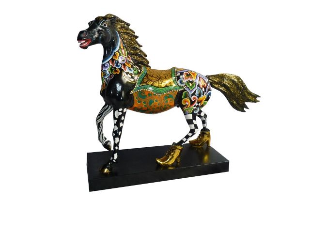 Cavallo black beauty l dipinto a mano