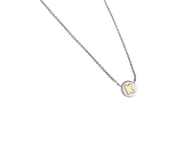 Necklace my bon bons steel k letter