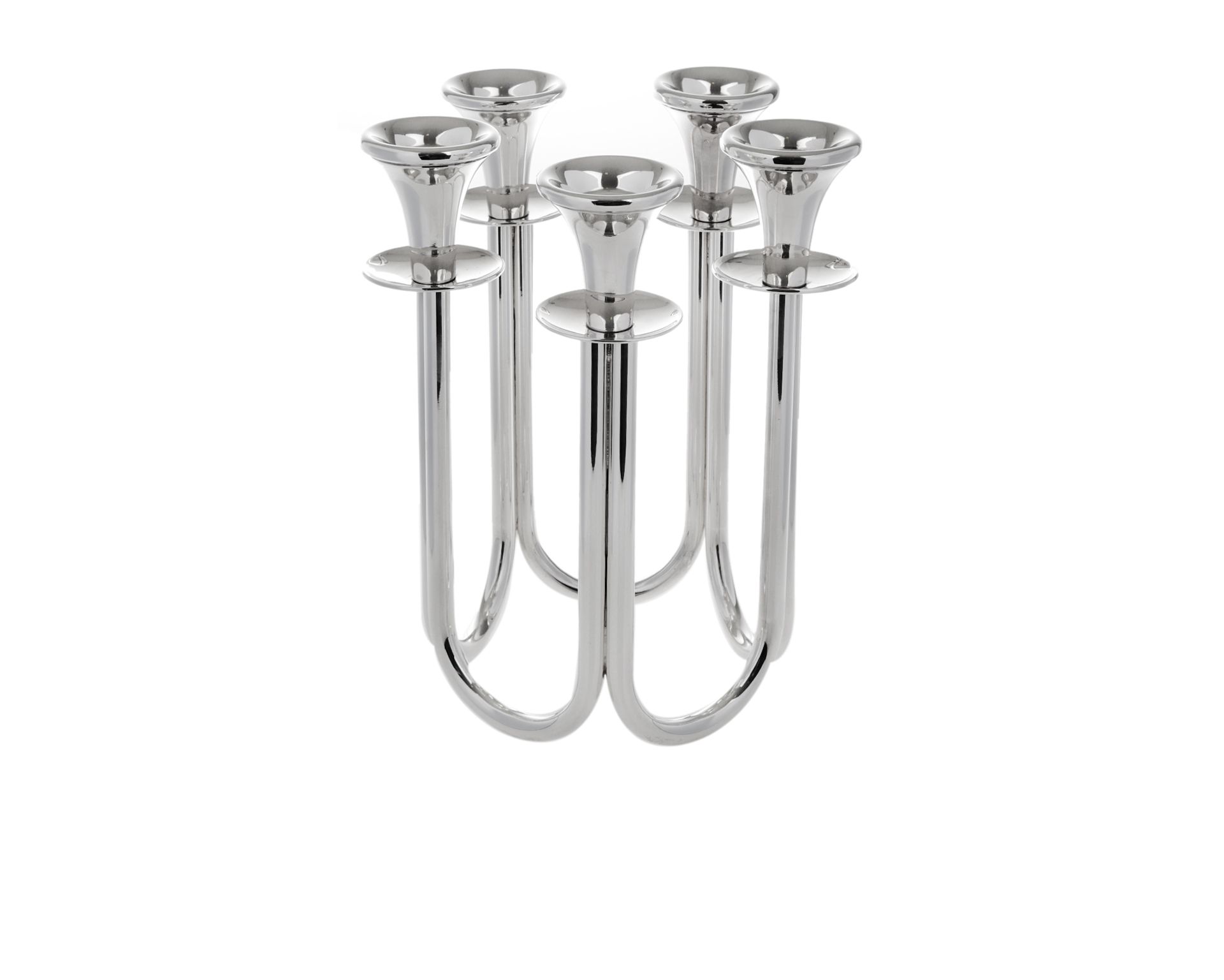 Candelabro Argento A Cinque Fiamme Selezione Zanolli 7478 1781996g