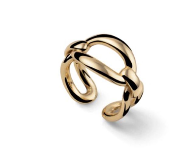 Anello classica in bronzo dorato