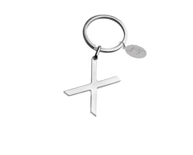 Portachiavi Argento Lettera X Selezione Zanolli 10968 2vpcx