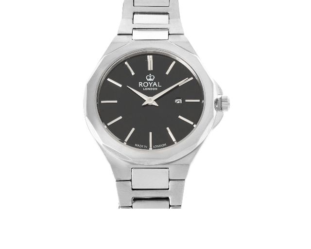 Orologio da polso donna acciaio con quadrante nero