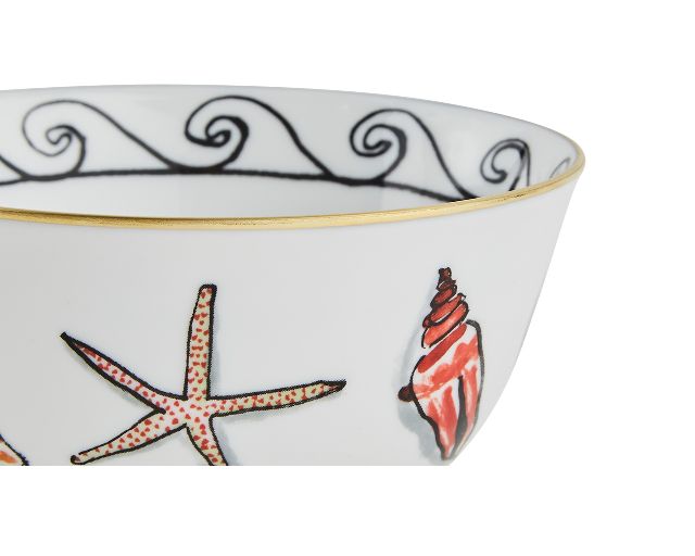 Round Bowl Il Viaggio Di Nettuno Porcelain White Richard Ginori 161772 F03100cp0350110b38