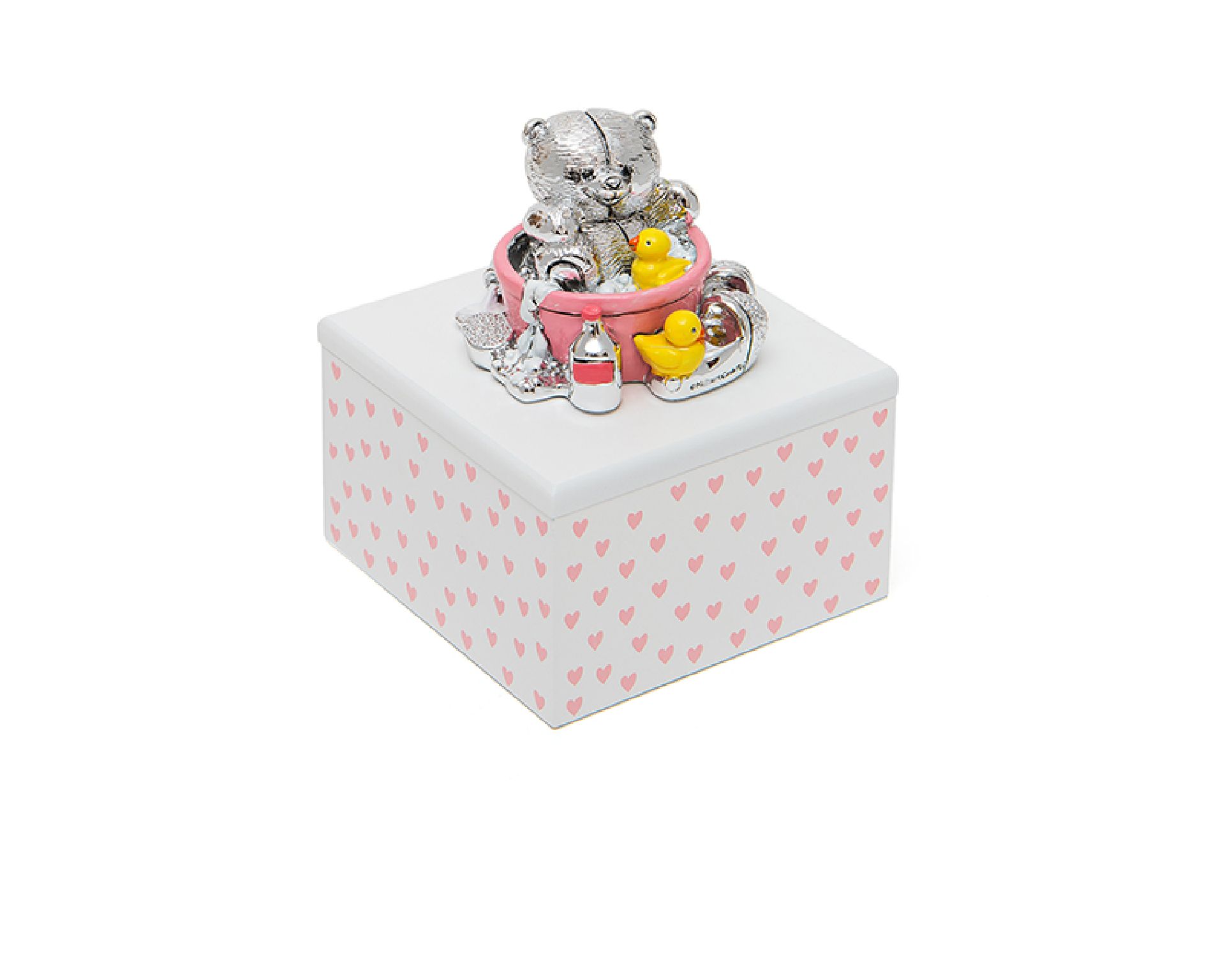 Scatola Carillon Bagnetto Forever Friends Orsetto Rosa Con Cotton Fioc Selezione Zanolli 179765 875ff0327r